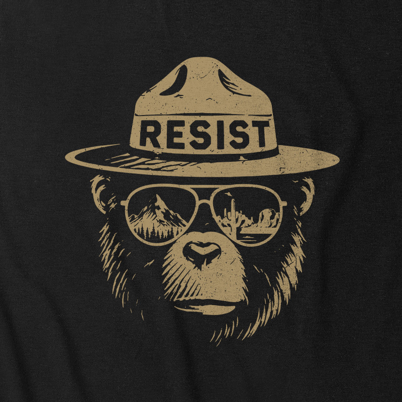 Vintage Alt National Park Service Resist Ultra Soft Heather Tank