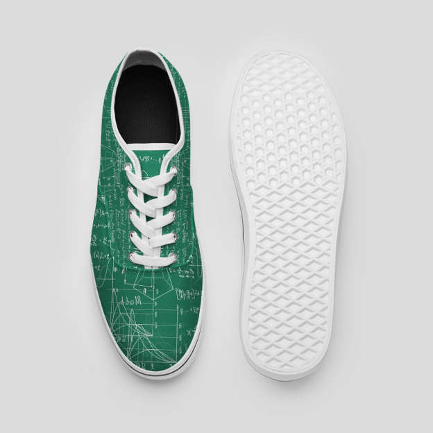 Math Function Geek Canvas Shoes