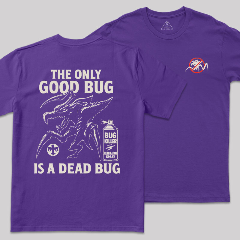 A Dead Bug Front and Back Printed Geek T-Shirt
