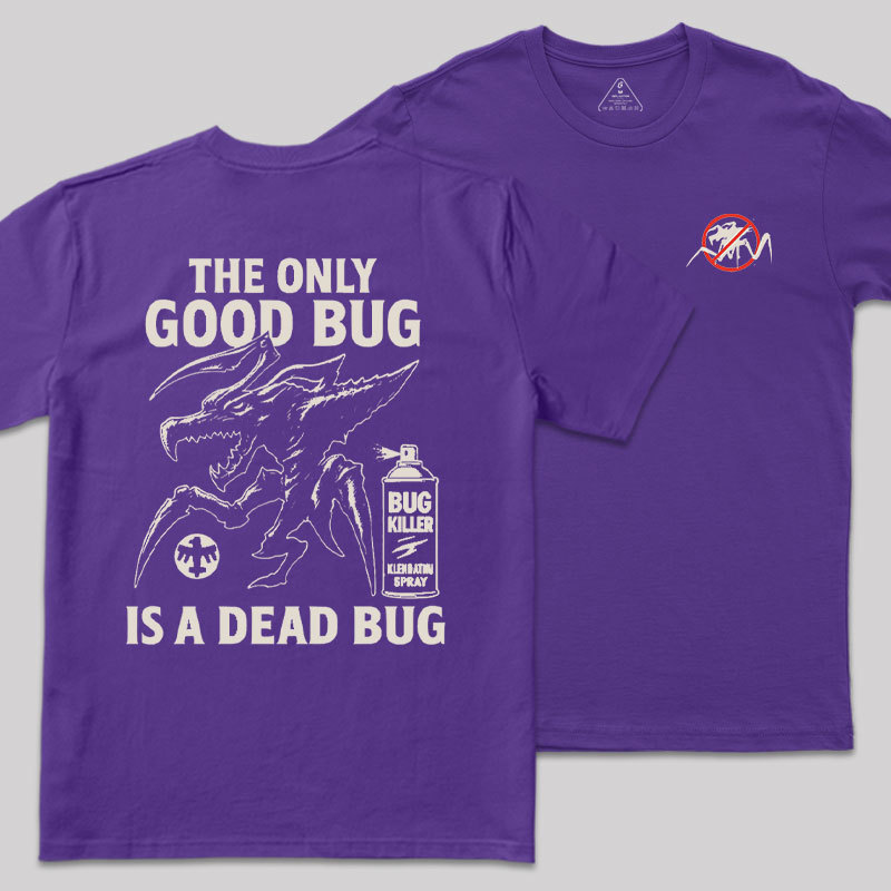 A Dead Bug Front and Back Printed Geek T-Shirt