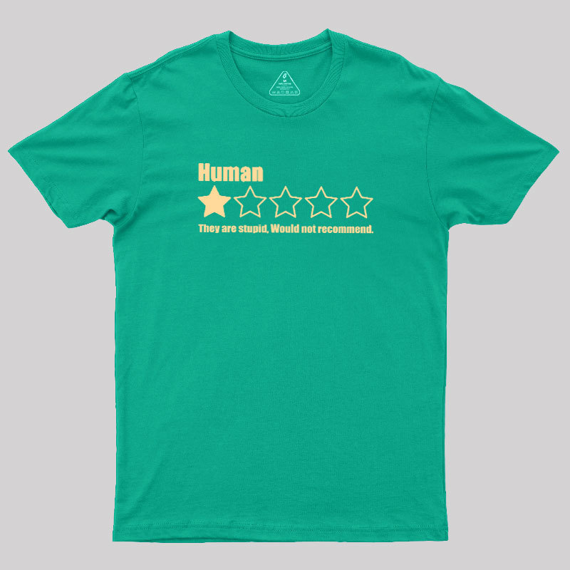 Human One Star Geek T-Shirt