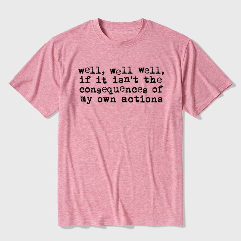 Consequences Ultra Soft Heather Tee
