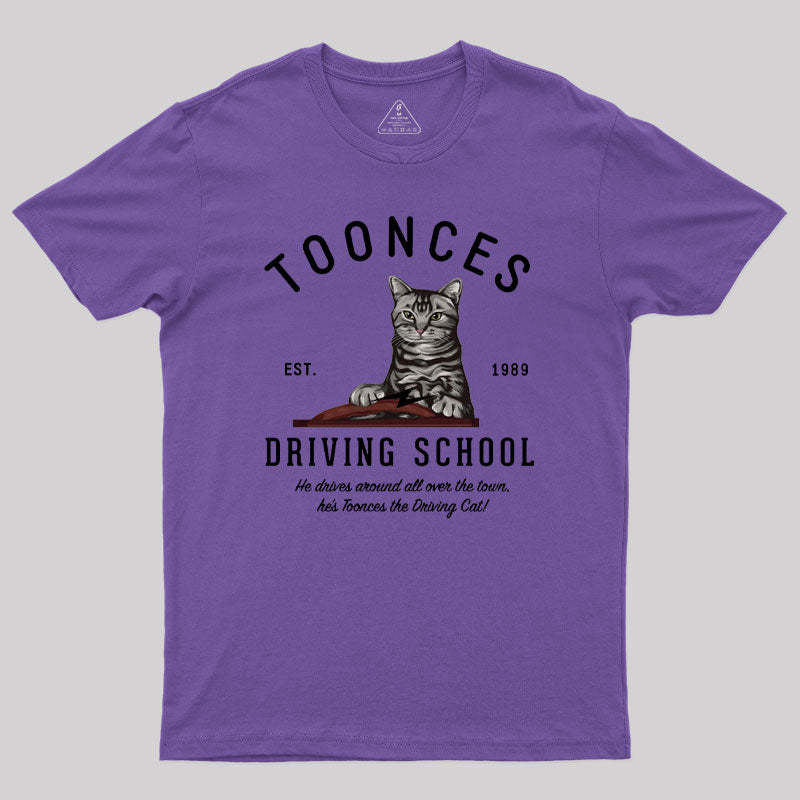 Toonces Driving School - Est. 1989 Geek T-Shirt