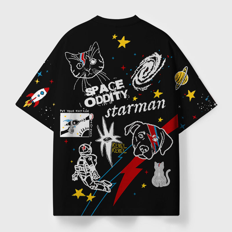 Starman Geek All-Over Print T-Shirt