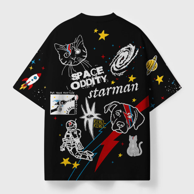 Starman Geek All-Over Print T-Shirt