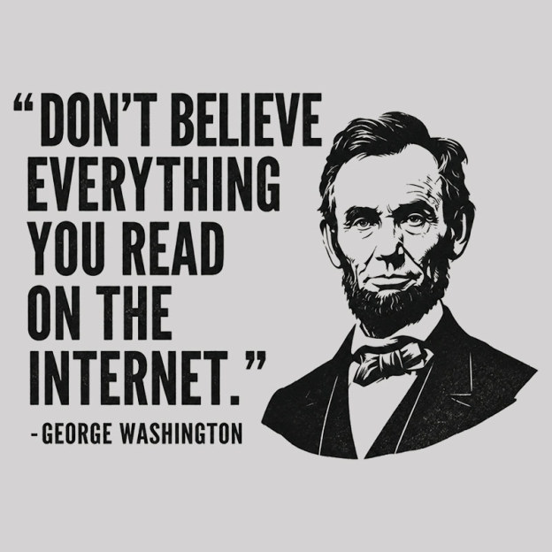 Don't Believe Everything You Read On The Internet Geek T-Shirt