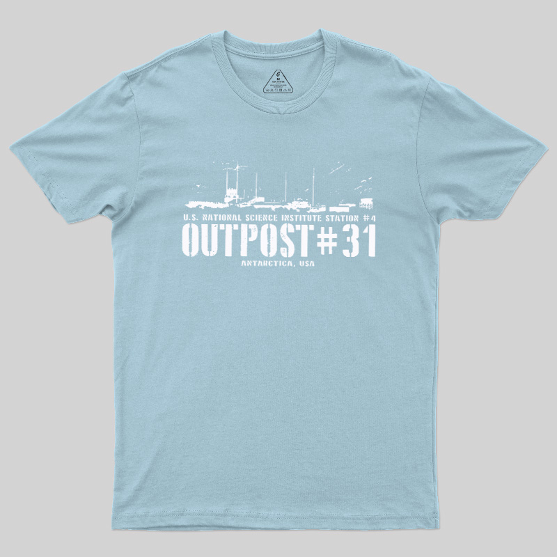 Antarctic Research Station Outpost 31 Style Geek T-Shirt