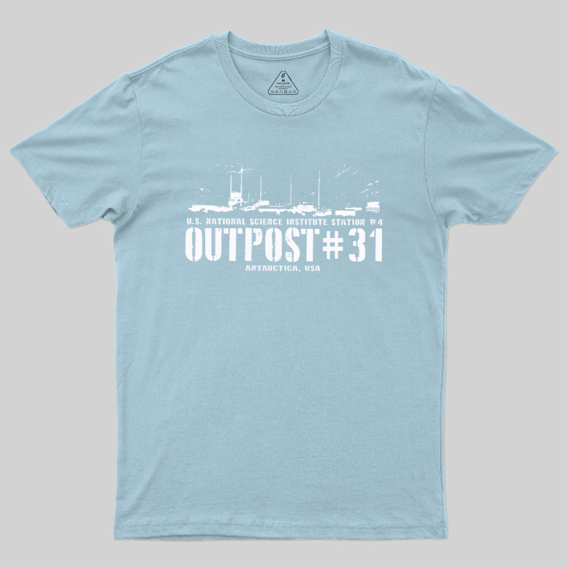 Antarctic Research Station Outpost 31 Style Geek T-Shirt