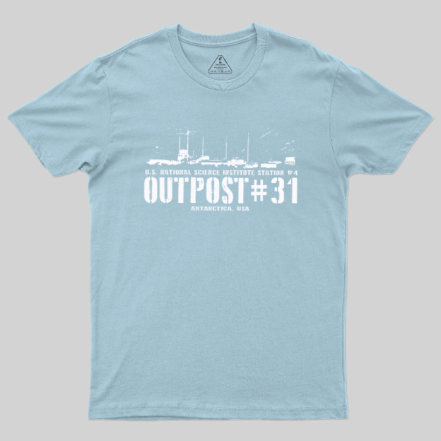 Antarctic Research Station Outpost 31 Style Geek T-Shirt