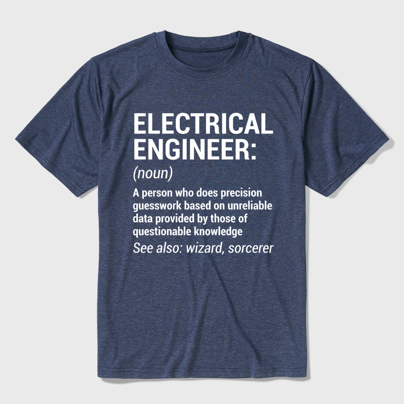 Funny Electrical Engineer Ultra Soft Heather Tee