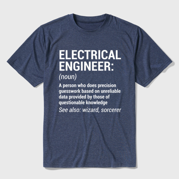 Funny Electrical Engineer Ultra Soft Heather Tee