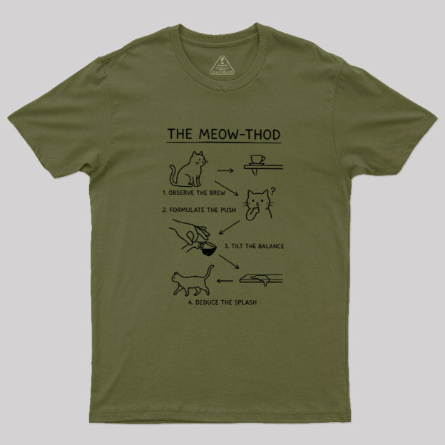 The Meow-thod Geek T-Shirt