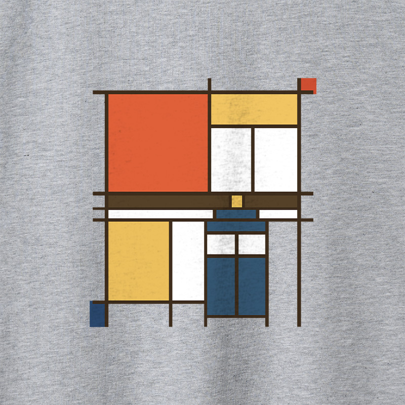 Mondrian Who Geek Retro Raglan Long-Sleeve Tee
