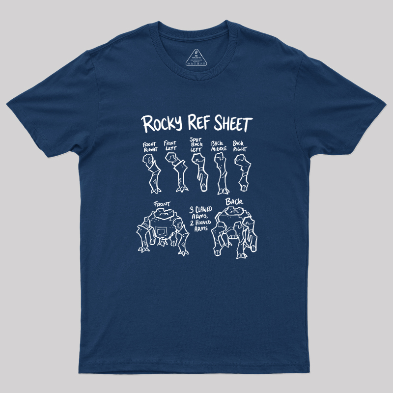 Rocky Ref Sheet Geek T-Shirt