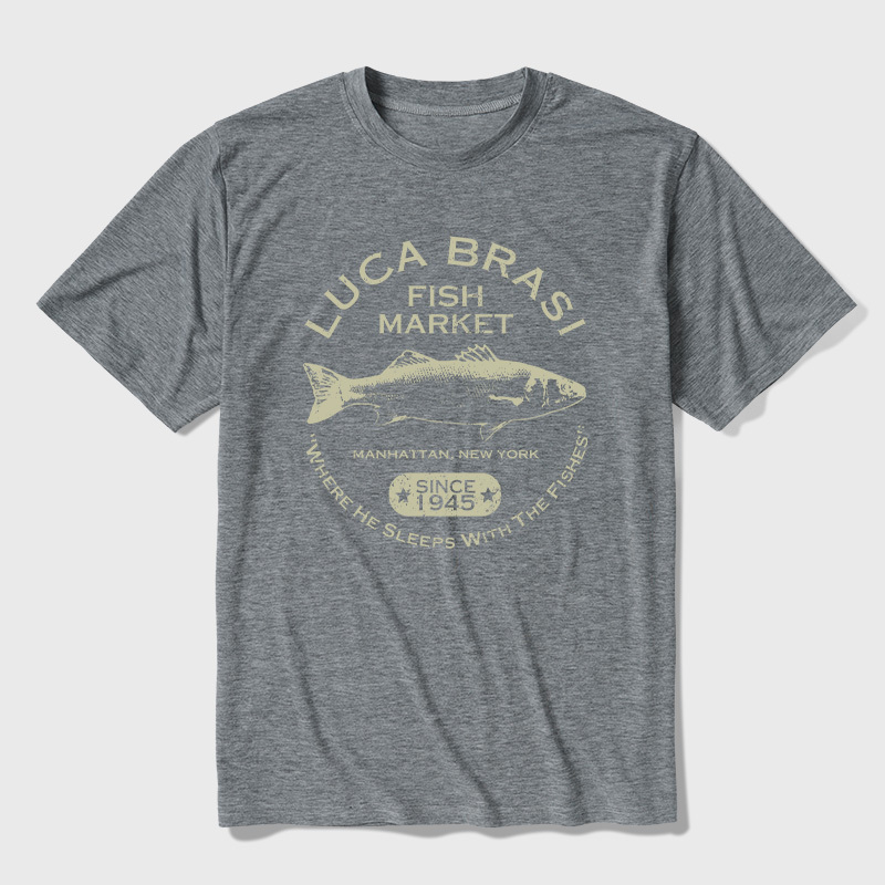 Luca Brasi Fish Market - Since 1945 Ultra Soft Heather Tees