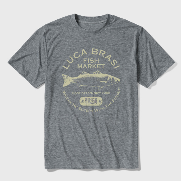 Luca Brasi Fish Market - Since 1945 Ultra Soft Heather Tees