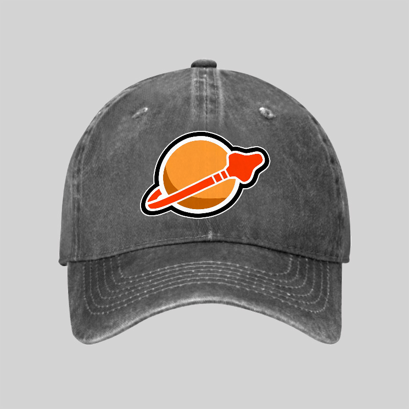 New Space Mars Washed Vintage Baseball Cap