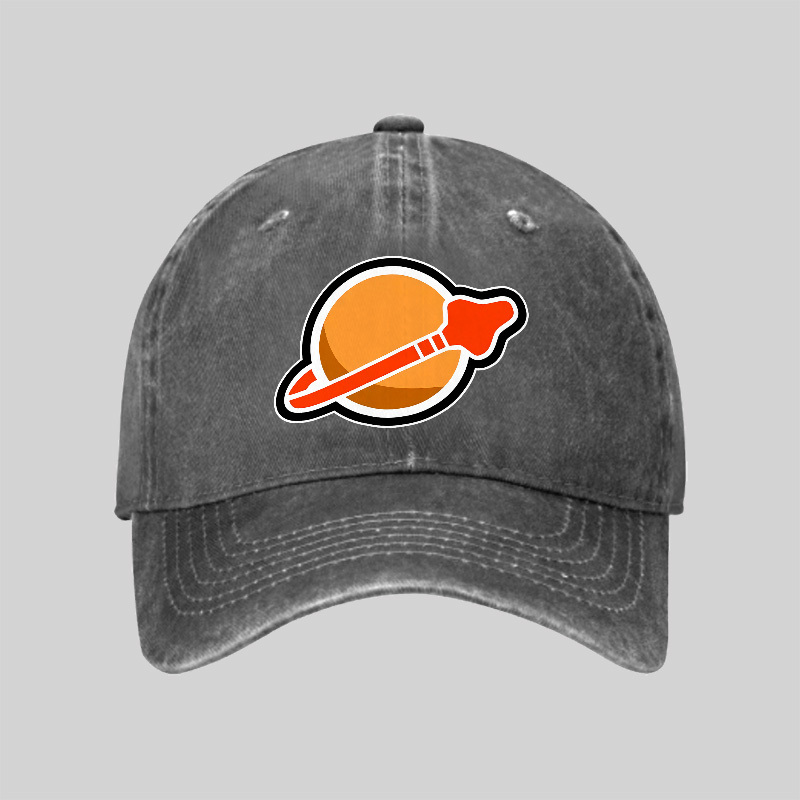 New Space Mars Washed Vintage Baseball Cap
