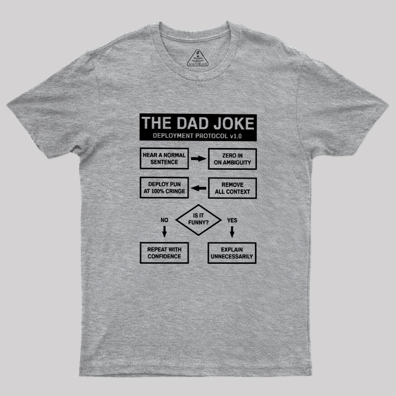 Dad Jokes Deployment Protocol Geek T-Shirt