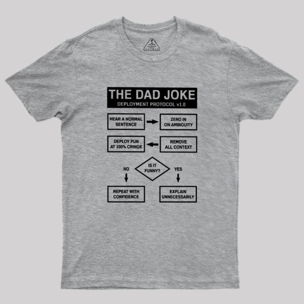 Dad Jokes Deployment Protocol Geek T-Shirt