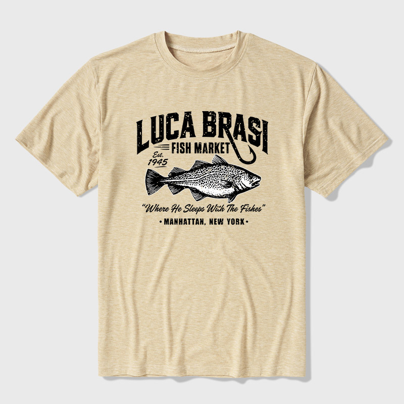 Luca Brasi Fishing Charters Ultra Soft Heather Tee