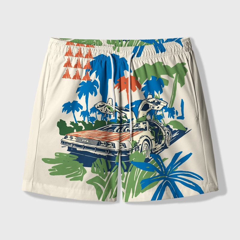 Geeksoutfit Geek Hawaiian Swim Trunks for Sale