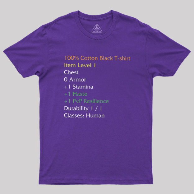 WoW Funny Geek T-Shirt