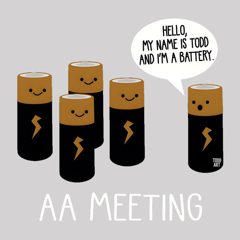 AA MEETING Geek T-Shirt