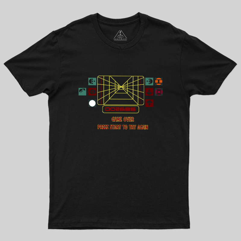 Star Raiders Game Over Geek T-Shirt