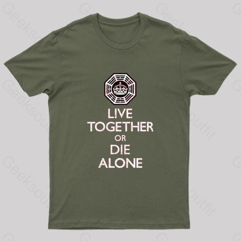 2Gether3Ever Geek T-Shirt Army Green / S