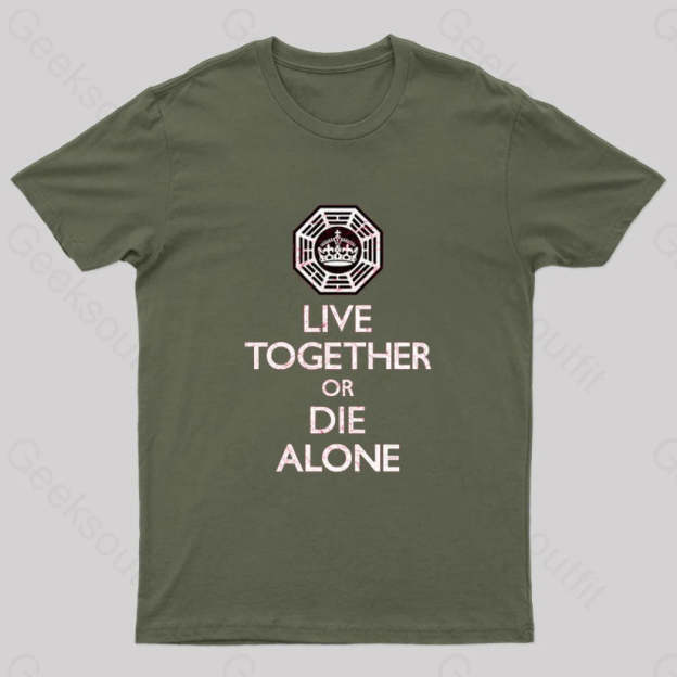 2Gether3Ever Geek T-Shirt Army Green / S