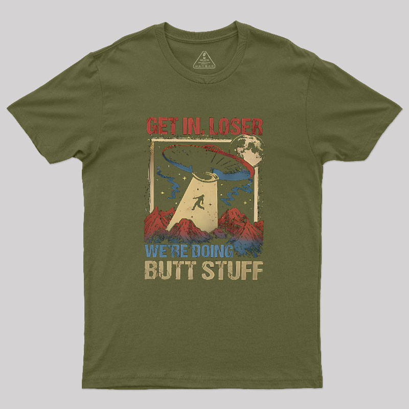 Glow In The Dark Alien UFO Geek T-Shirt