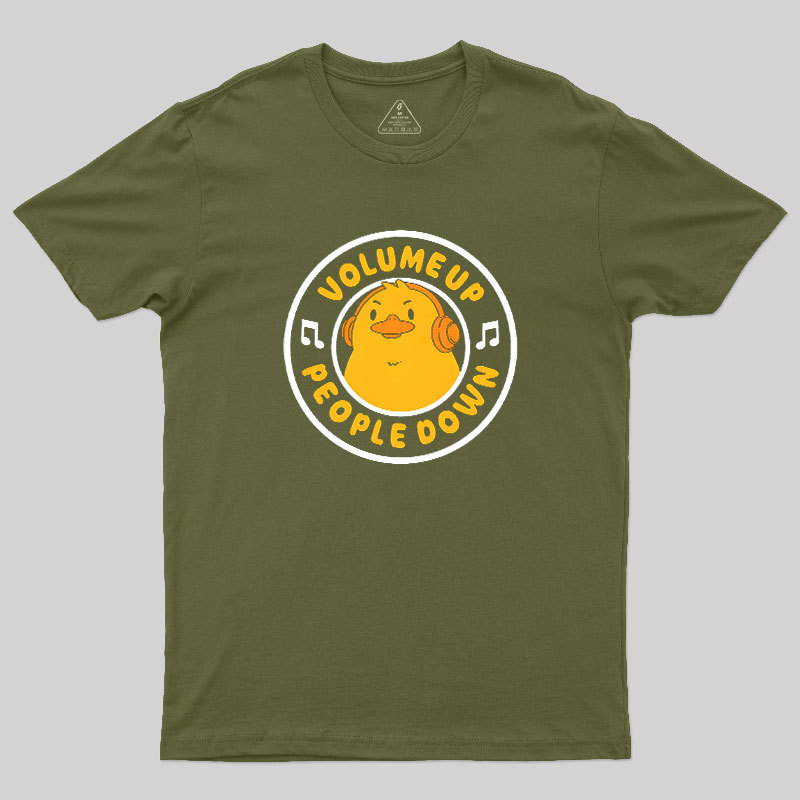 Volume Up People Down Geek T-Shirt