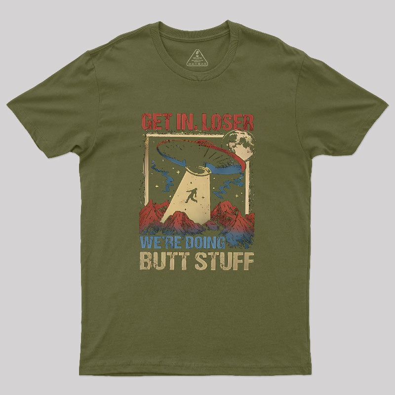 Glow In The Dark Alien UFO Geek T-Shirt