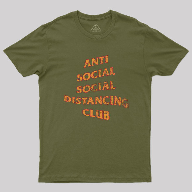 Social Distancing Club Geek T-Shirt