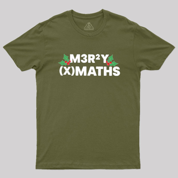 M3RRY (X)MATHS Geek T-Shirt