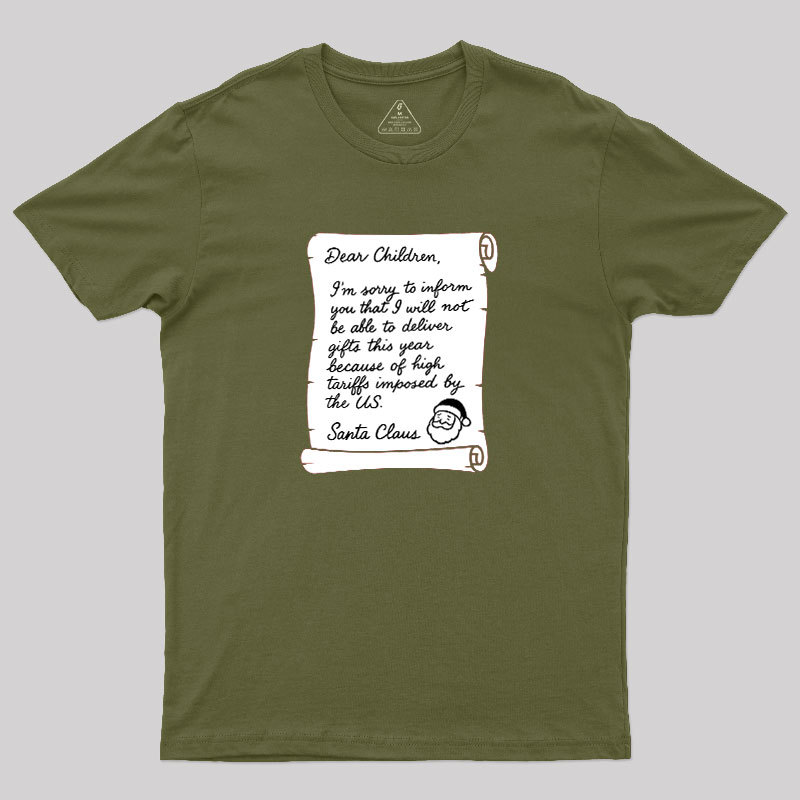Christmas Letter Geek T-Shirt