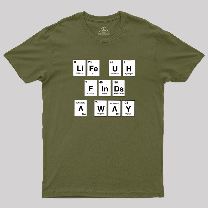 Life Finds a Way, Periodically... Geek T-Shirt