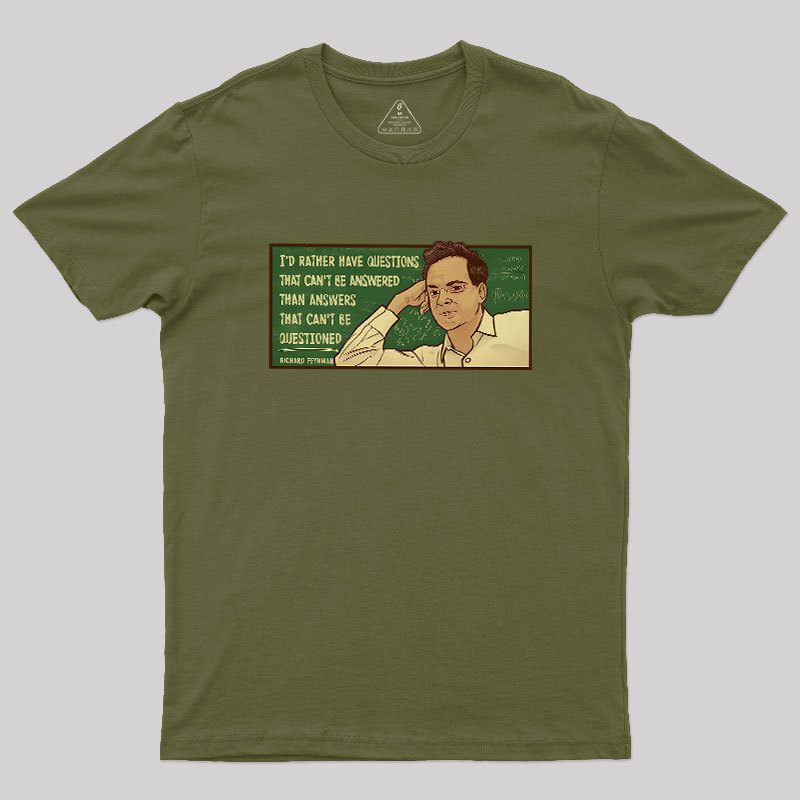 Feynman Science Shirt Geek T-Shirt