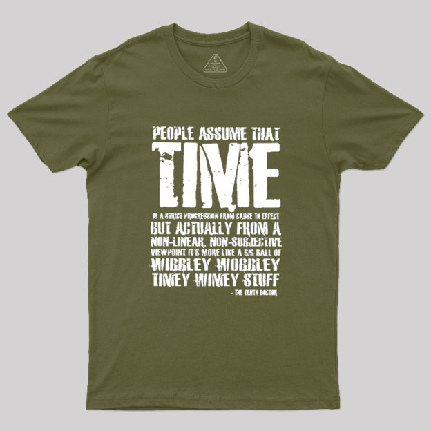Wibley Wobbley Timey Wimey Geek T-Shirt