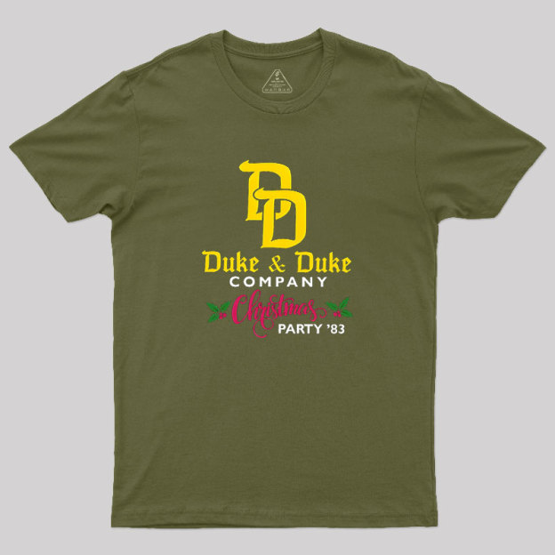 Duke & Duke Company Christmas Party 83 Geek T-Shirt