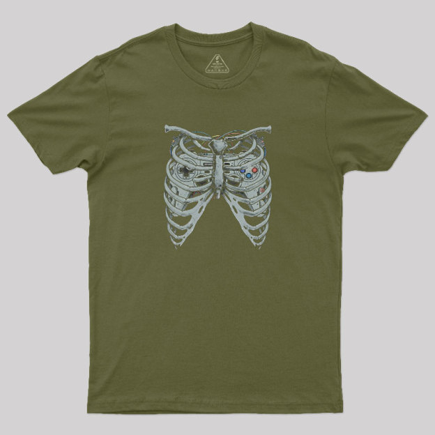 Cyber Skeleton Geek T-Shirt