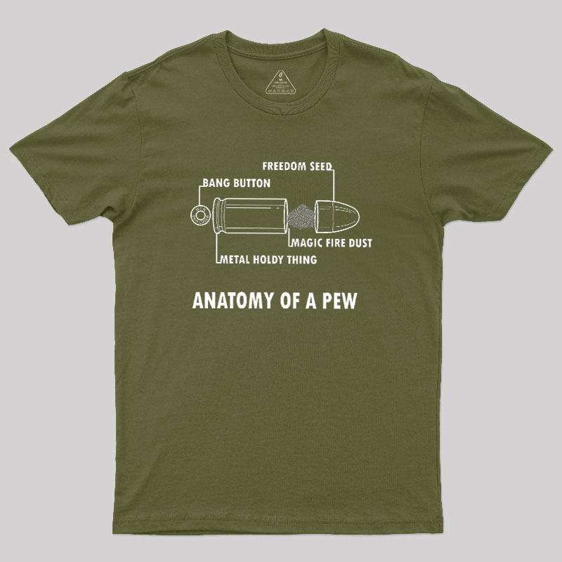 ANATOMY OF A PEW Geek T-Shirt