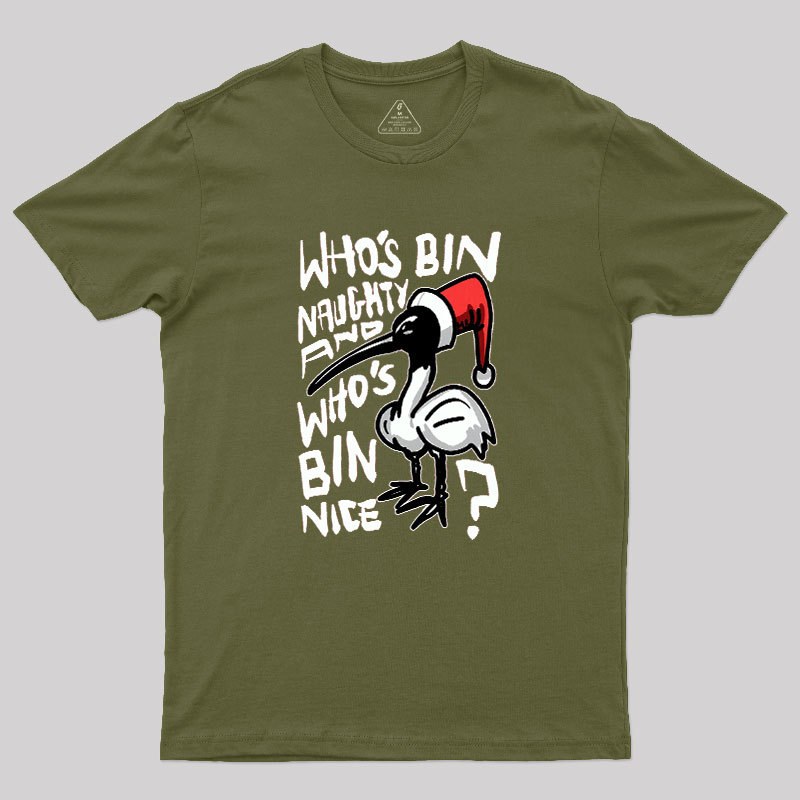 Christmas Bin Chicken Geek T-Shirt