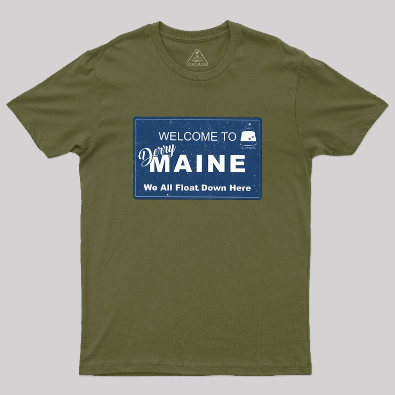 Welcome to Derry Maine Geek T-Shirt