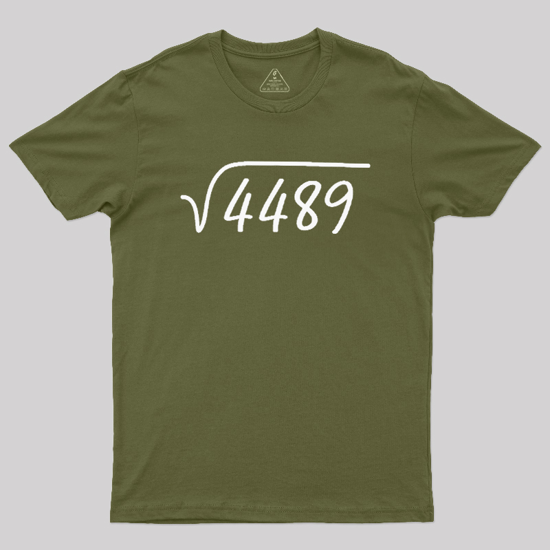 67 Meme Square Root Geek T-Shirt
