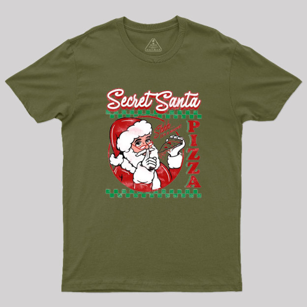 Secret Santa Pizza Geek T-Shirt