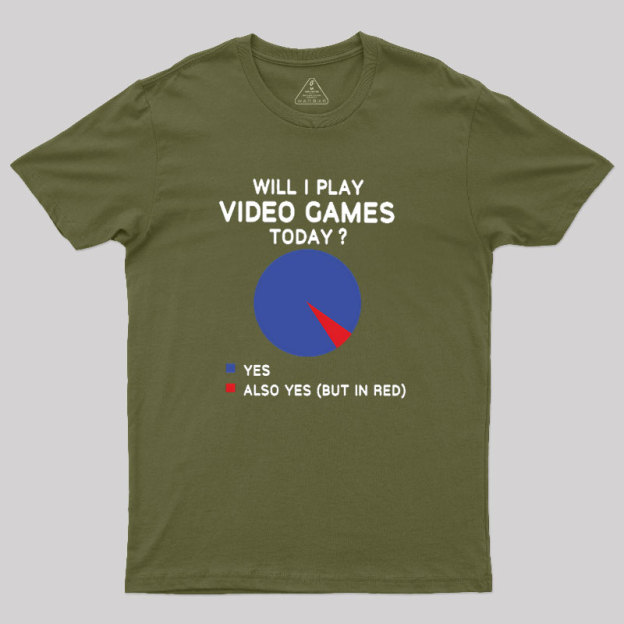 Will I play Video Games today Geek T-Shirt