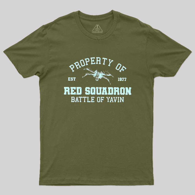 Property Of Red Squadron7 Geek T-Shirt