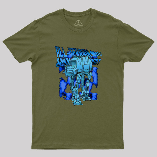 Mega Terrain Mecha Transport Geek T-Shirt